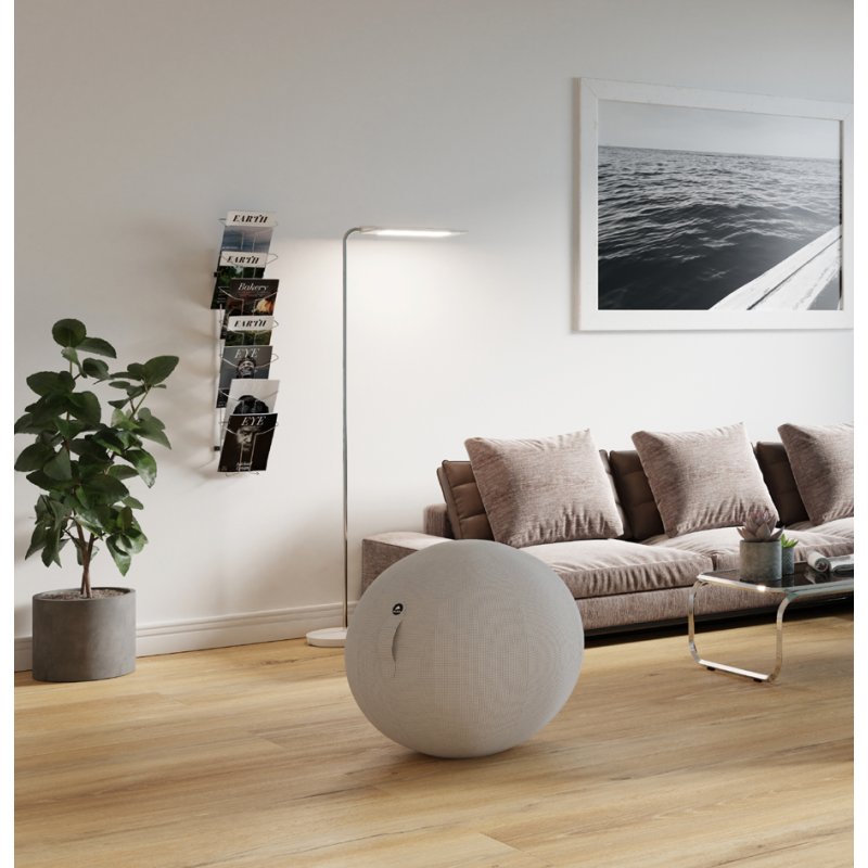 ALBA zitbal MHBALL, safraan geel, 650 mm, met handgreep